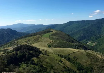 Panorama remarquable en Cévennes depuis la can de l'hospitalet