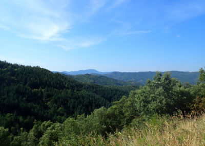 Randonnée vallée française rondeves Panorama sur les Cévennes